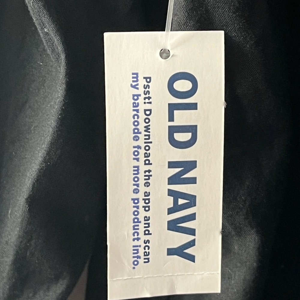 Old Navy Blouse Eyelet Sleeve Button Up Black XL - Picture 12 of 15